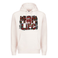 Pale Pink mom life Premium Hoodie - SublimationCraftShop
