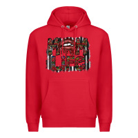 Red mom life Premium Hoodie - SublimationCraftShop