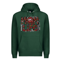 Sports Green mom life Premium Hoodie - SublimationCraftShop