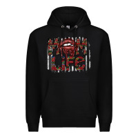 Black mom life Premium Hoodie - SublimationCraftShop