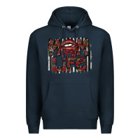 Navy mom life Premium Hoodie - SublimationCraftShop