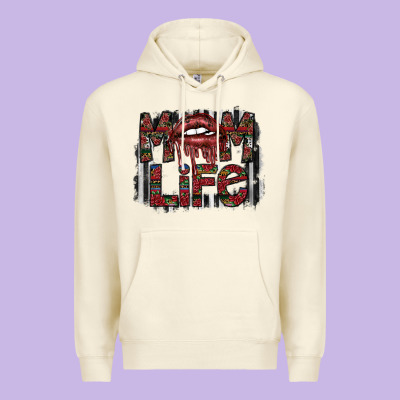 Mom Life Premium Hoodie Designed By Sublimationcraftshop