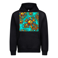 Black western sunset sunflowers seamless pattern Urban Hoodie - HRA Design Shop