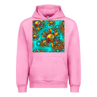 Fuchsia Pink western sunset sunflowers seamless pattern Urban Hoodie - HRA Design Shop