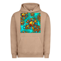 Pigment Burro western sunset sunflowers seamless pattern Urban Hoodie - HRA Design Shop