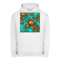 Pigment Lunar Rock western sunset sunflowers seamless pattern Urban Hoodie - HRA Design Shop