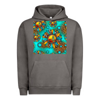 Pigment Tornado western sunset sunflowers seamless pattern Urban Hoodie - HRA Design Shop