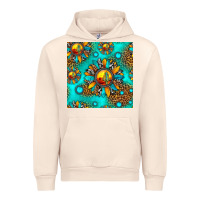 Sandshell western sunset sunflowers seamless pattern Urban Hoodie - HRA Design Shop