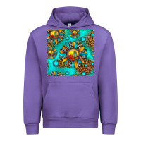 Tulip western sunset sunflowers seamless pattern Urban Hoodie - HRA Design Shop
