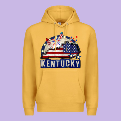 Kentucky 4th Of July Premium Hoodie Designed By Cowgirlartshop