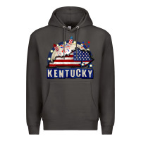 Smoke Kentucky 4th of July Premium Hoodie - CowGirlArtShop