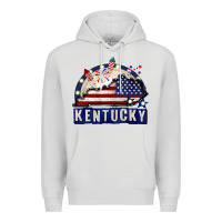 Dove Grey Kentucky 4th of July Premium Hoodie - CowGirlArtShop