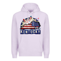 Lilac Kentucky 4th of July Premium Hoodie - CowGirlArtShop