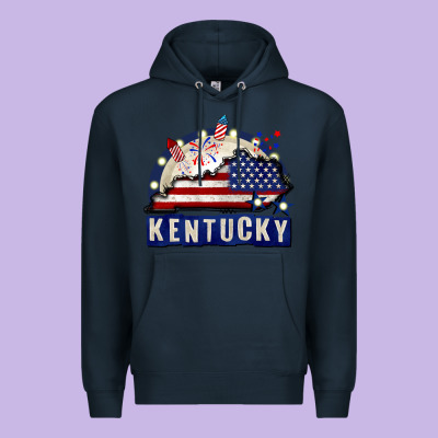 Kentucky 4th Of July Premium Hoodie Designed By Cowgirlartshop