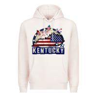 Pale Pink Kentucky 4th of July Premium Hoodie - CowGirlArtShop