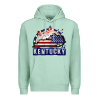 Seafoam Kentucky 4th of July Premium Hoodie - CowGirlArtShop