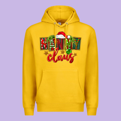 Christmas Nanny Claus Premium Hoodie Designed By Fadigitalartstudio