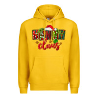 Lemon Christmas nanny claus Premium Hoodie - FaDigitalArtStudio