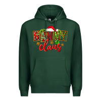 Sports Green Christmas nanny claus Premium Hoodie - FaDigitalArtStudio
