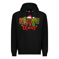 Black Christmas nanny claus Premium Hoodie - FaDigitalArtStudio