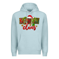 Blue Mist Christmas nanny claus Premium Hoodie - FaDigitalArtStudio