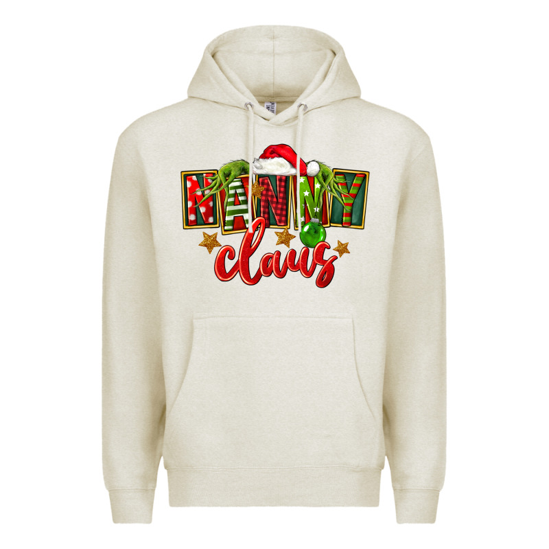 Christmas Nanny Claus Premium Hoodie by FaDigitalArtStudio | Teevron