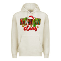 Oatmeal Heather Christmas nanny claus Premium Hoodie - FaDigitalArtStudio