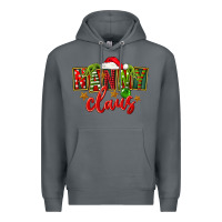 Rock Christmas nanny claus Premium Hoodie - FaDigitalArtStudio
