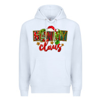 White Christmas nanny claus Premium Hoodie - FaDigitalArtStudio