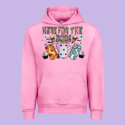 Here For The Boos Urban Hoodie Designed By Cowhidedigitalart
