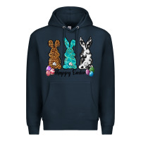 Navy Western happy easter peeps Premium Hoodie - Neo Western