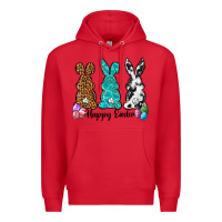 Red Western happy easter peeps Premium Hoodie - Neo Western