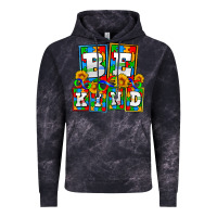 Cloud Black bee kind autism Vintage Hoodie - AdoDesignShop