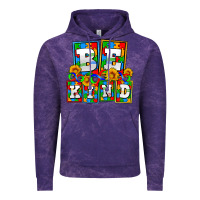 Cloud Purple bee kind autism Vintage Hoodie - AdoDesignShop