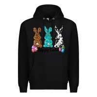 Black Western happy easter peeps Premium Hoodie - Neo Western