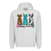 Dove Grey Western happy easter peeps Premium Hoodie - Neo Western
