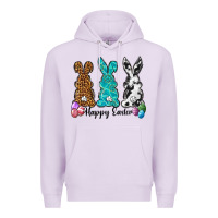 Lilac Western happy easter peeps Premium Hoodie - Neo Western