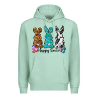 Seafoam Western happy easter peeps Premium Hoodie - Neo Western