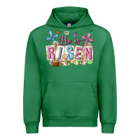 Emerald he is risen easter with flowers Urban Hoodie - Neo Western