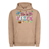Pigment Burro he is risen easter with flowers Urban Hoodie - Neo Western