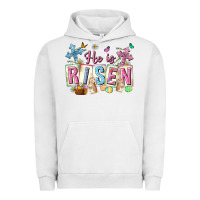 Pigment Lunar Rock he is risen easter with flowers Urban Hoodie - Neo Western