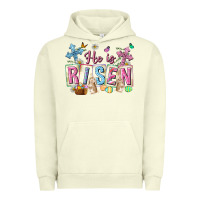 Pigment Pistachio he is risen easter with flowers Urban Hoodie - Neo Western