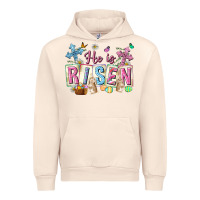 Sandshell he is risen easter with flowers Urban Hoodie - Neo Western