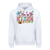 White he is risen easter with flowers Urban Hoodie - Neo Western