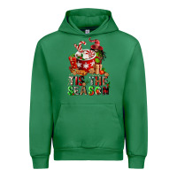 Emerald tis the season Urban Hoodie - FaDigitalArtStudio
