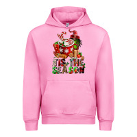 Fuchsia Pink tis the season Urban Hoodie - FaDigitalArtStudio