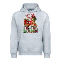 Heather Grey tis the season Urban Hoodie - FaDigitalArtStudio