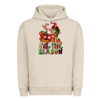 Pigment French Oak tis the season Urban Hoodie - FaDigitalArtStudio