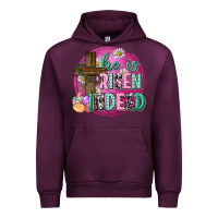 Mauve Wine he is risen indeed easter Urban Hoodie - Neo Western