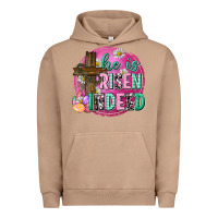 Pigment Burro he is risen indeed easter Urban Hoodie - Neo Western